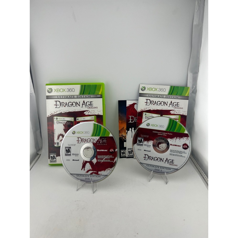 Dragon Age Origins Ultimate Edition Xbox 360 BioWare Complete 2-Disc Set DLC